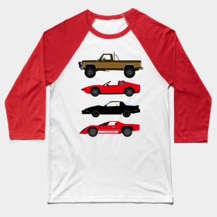 The Car's The Star: Glen A Larson Baseball T-Shirt